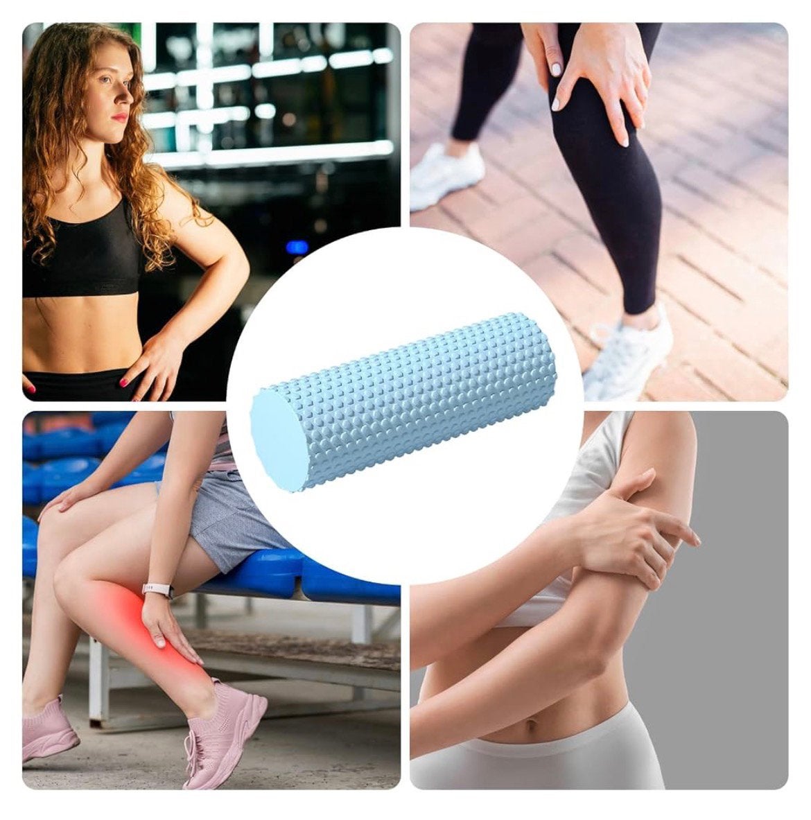 DIEP WEEFSEL YOGA ROLLER, 30 CM LANG, LICHTGEWICHT, Ophalen of Verzenden, Zo goed als nieuw