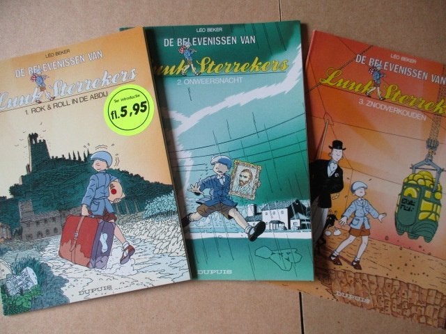 w0191 luuk sterrekers 1 t/m 5, Boeken, Meerdere stripboeken, Ophalen, Gelezen