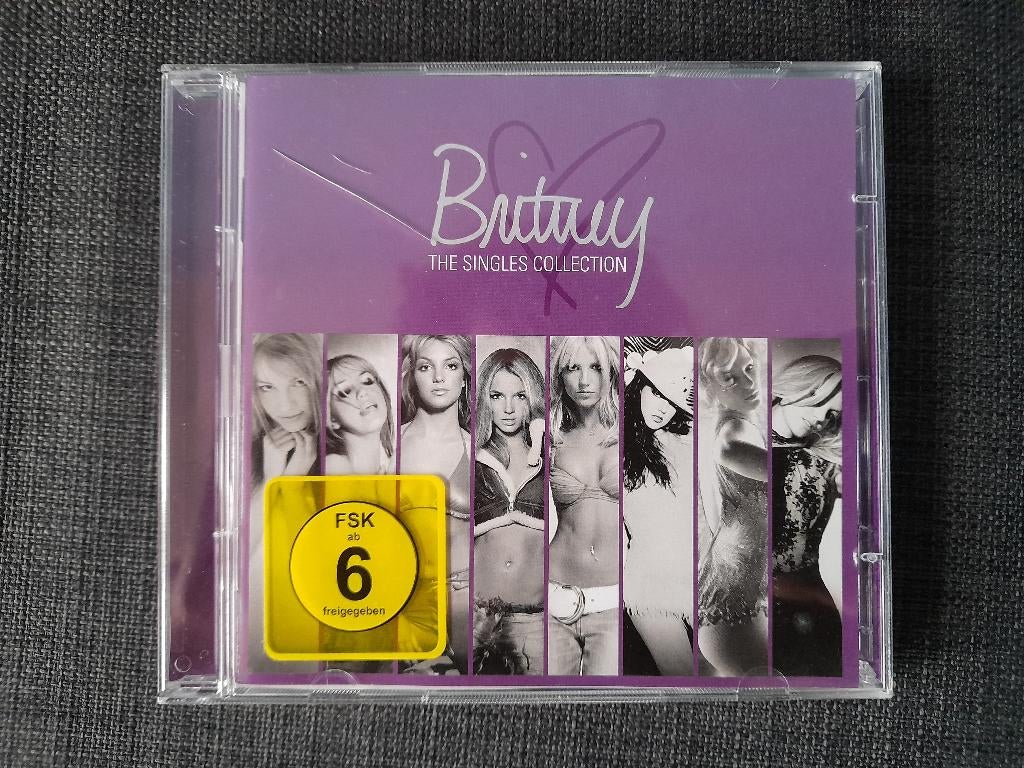 Britney Spears Singles Collection – Deluxe Edition CD + DVD, Ophalen of Verzenden, Gebruikt