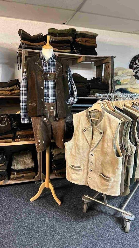 ZOMER ACTIE ORIGINELE LEDERHOSEN NU VANAF 20 EURO, Djt@dejuistetoon.eu, Overige maten, Ophalen of Verzenden, Zo goed als nieuw