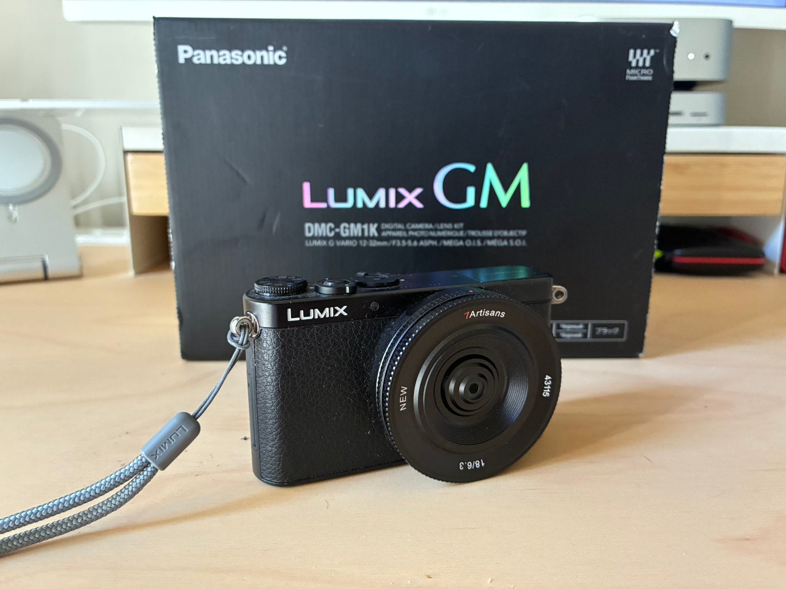 Panasonic Lumix DMC-GM1 - Zeer compleet!, Ingebouwde flitser, Panasonic, Draagriem, 16 megapixels