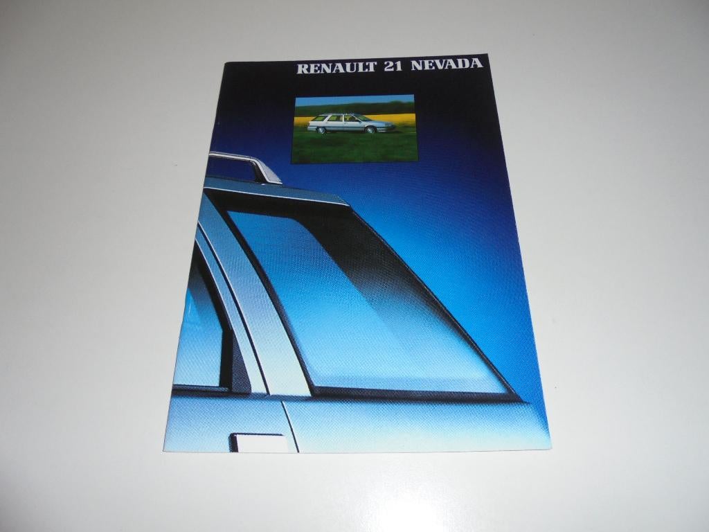 brochure Renault 21 Nevada  1991, Ophalen of Verzenden, Zo goed als nieuw, Renault
