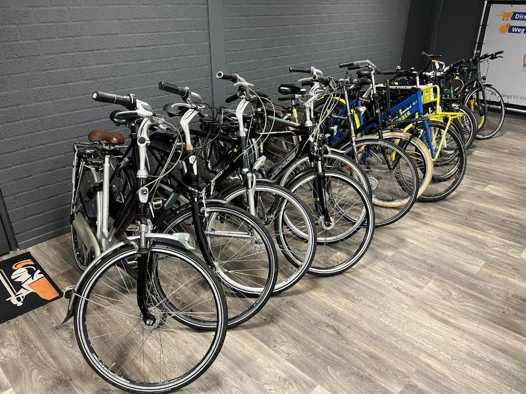 Partij tweedehands fietsen - 15 stuks - Bieden, Ophalen, Gebruikt, Overige merken