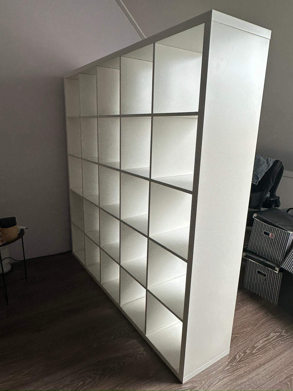 Kallax kast met Alex ladeblok en bureaublad 140x60 cm, Ophalen, Overige materialen, Gebruikt, 100 tot 150 cm