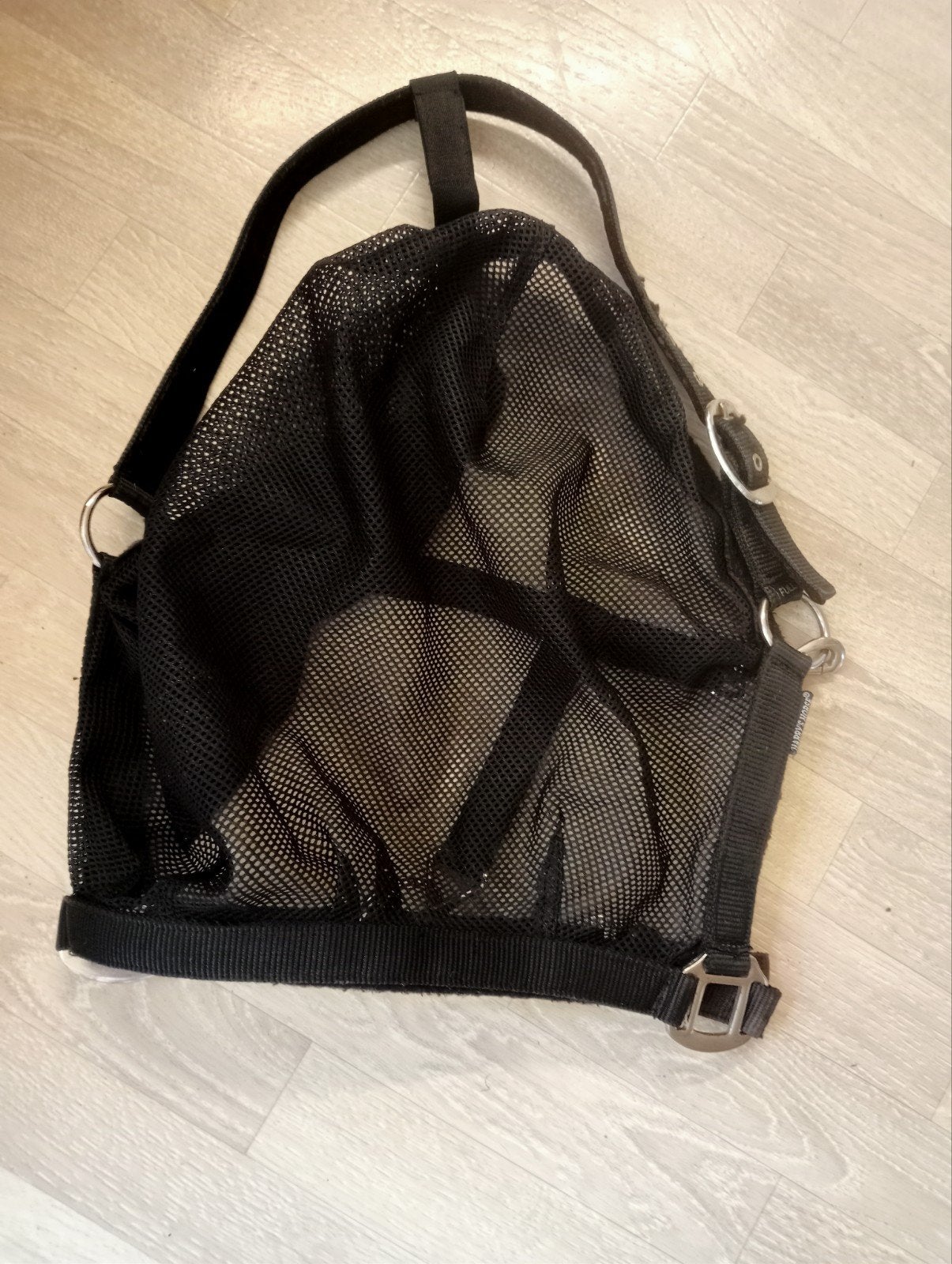 Zgan zwart vliegengaas halster HH mt full, Dieren en Toebehoren, Ophalen of Verzenden, Zo goed als nieuw, Dressuur