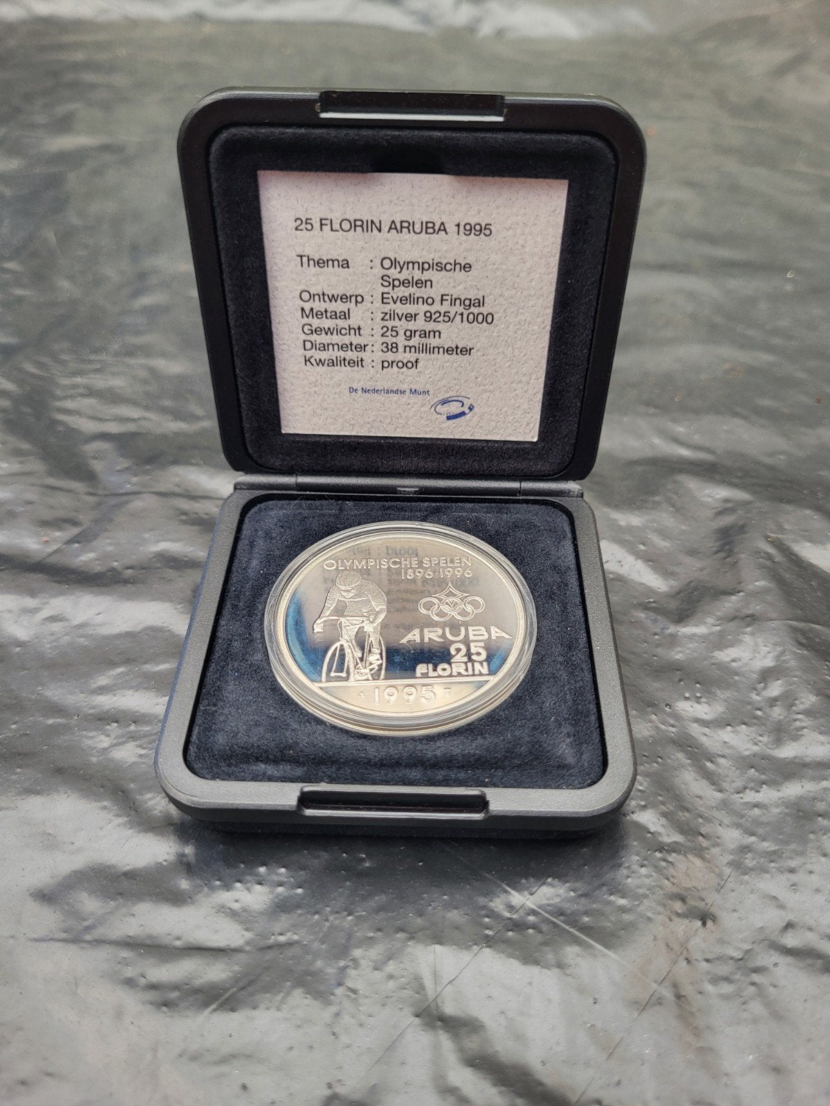 25 Florin Aruba Zilver (8), Ophalen of Verzenden
