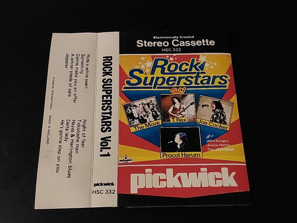 ROCK SUPERSTARS VOL.1 (MC), Ophalen of Verzenden, Zo goed als nieuw, Origineel, 1 bandje