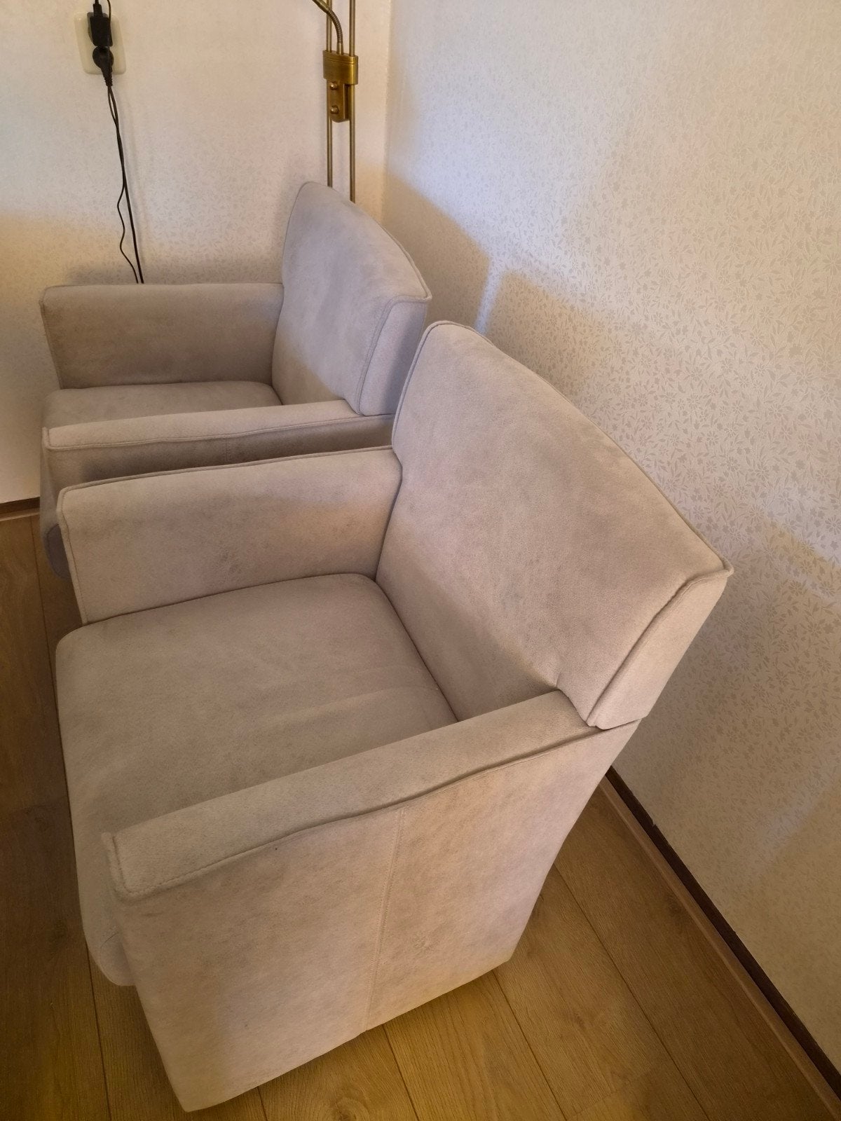 Prachtige eethoek met zgan stoelen op wieltjes!!, Ophalen, Zo goed als nieuw, Vier, Tijdloos