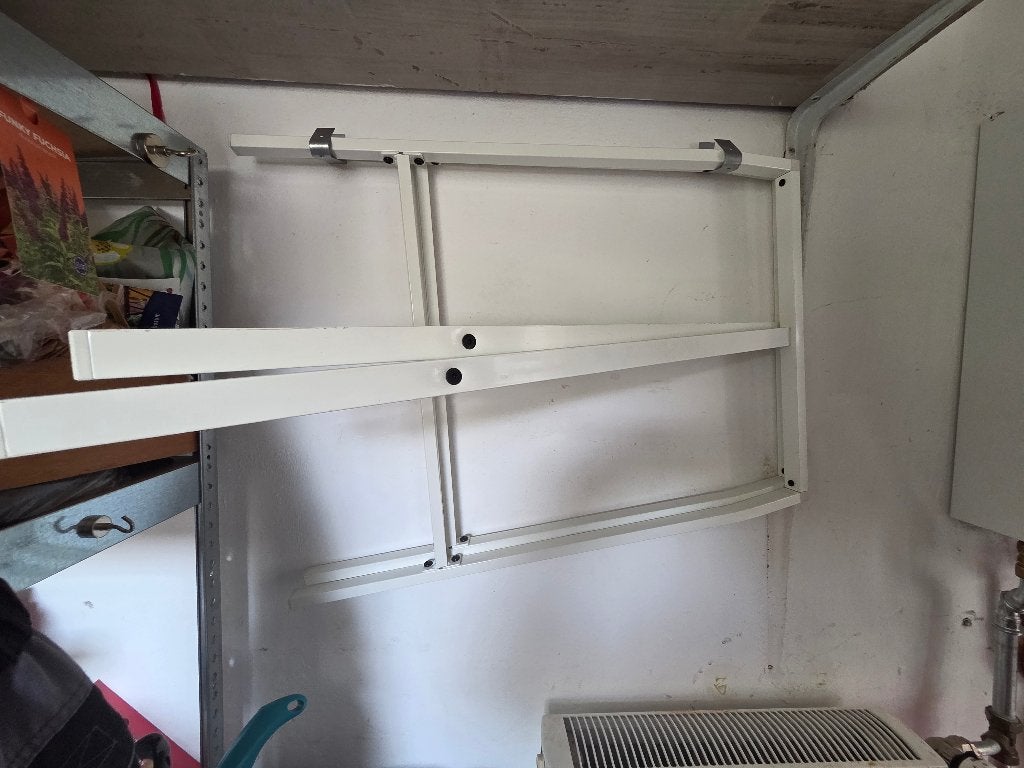 Schragen/tafelpoten set wit, Ophalen, Tafelpoot, 50 tot 100 cm, 50 tot 100 cm