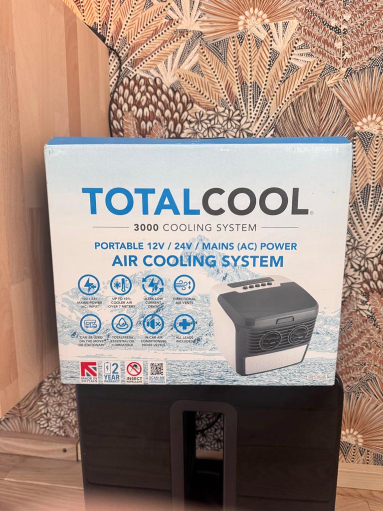 Totalcool 3000 Draagbaar Airconditioningsysteem, Minder dan 60 m³, 3 snelheden of meer, Ophalen of Verzenden, Zo goed als nieuw