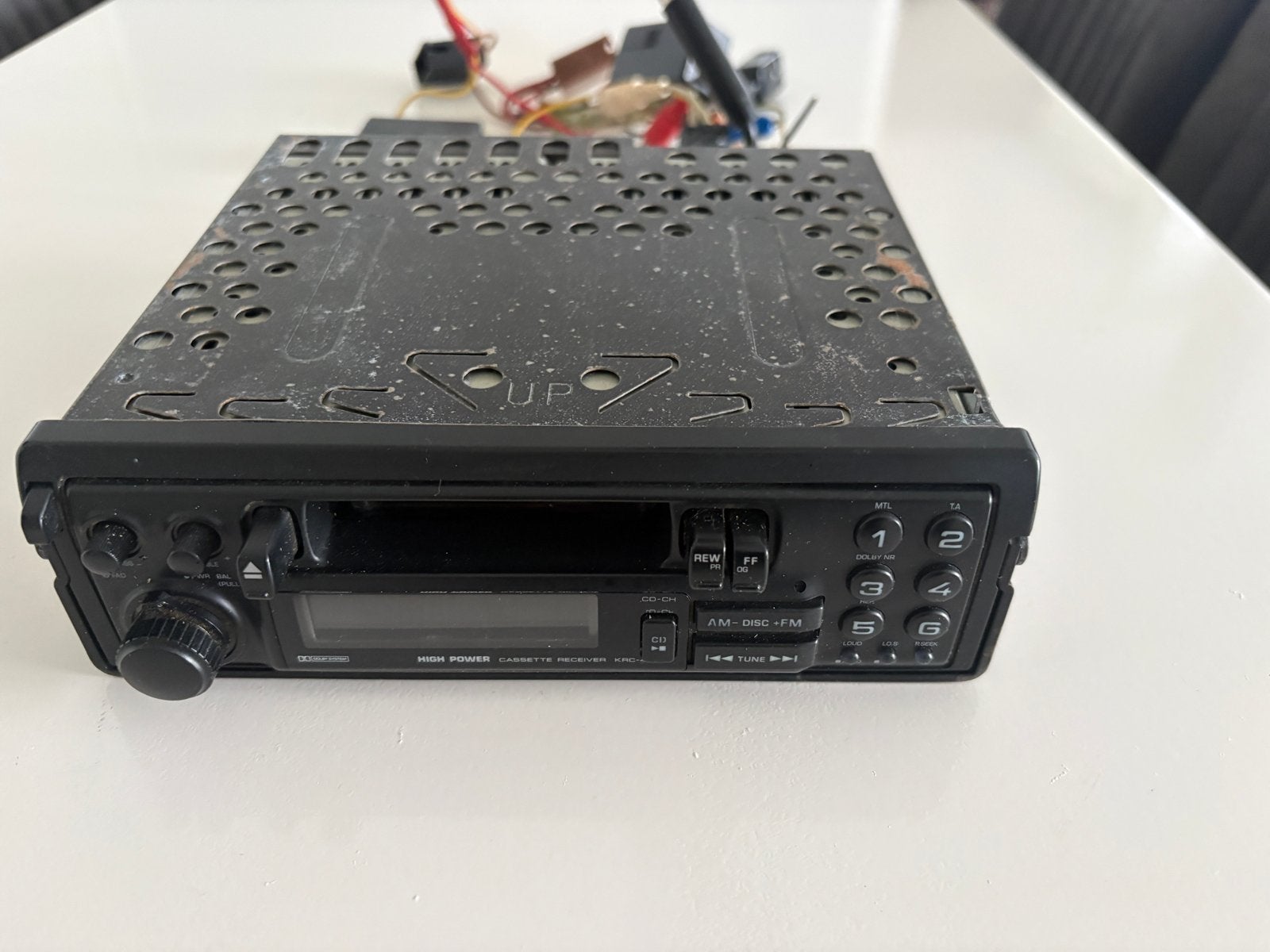 Kenwood KRC-452L Cassette Receiver Autoradio, Auto diversen, Autoradio's, Verzenden, Gebruikt