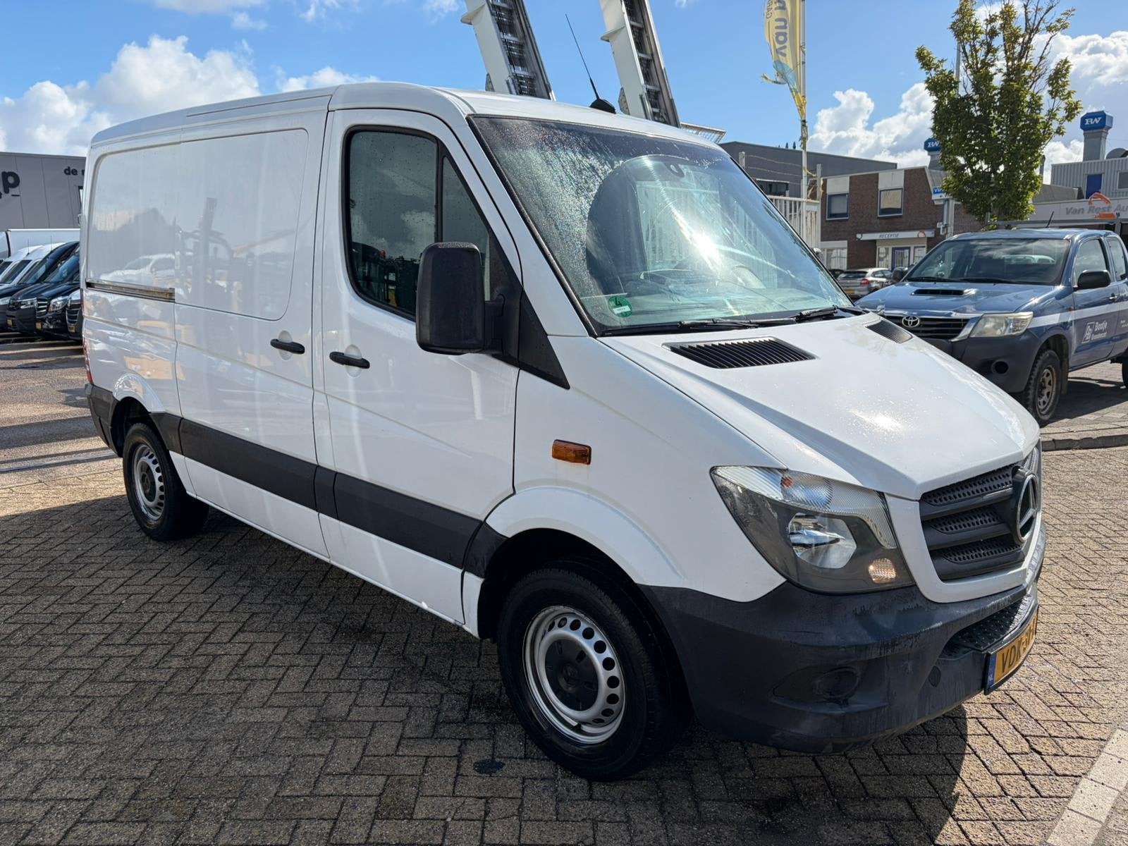 Mercedes-Benz Sprinter 210cdi l1h1 airco (bj 2016), Gebruikt, Wit, Mercedes-Benz, Bedrijf
