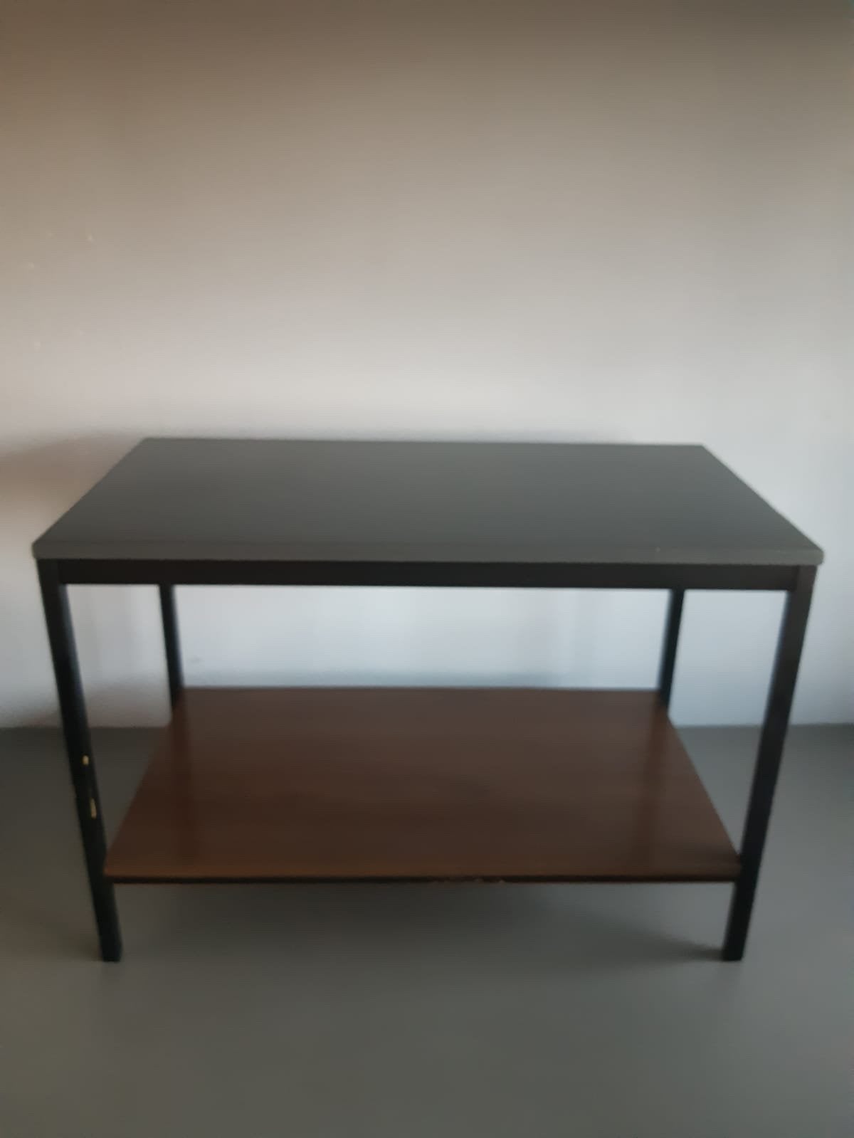 Retro vintage bijzettafel met twee niveaus, Ophalen, Huis en Inrichting