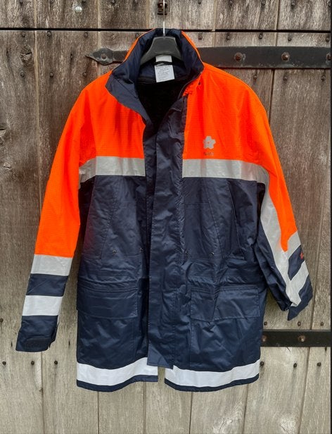 Veiligheidsjas, oranje/blauw, reflectie, maat 58/60 (XL), Ophalen, Technicoats, Oranje, Maat 56/58 (XL)