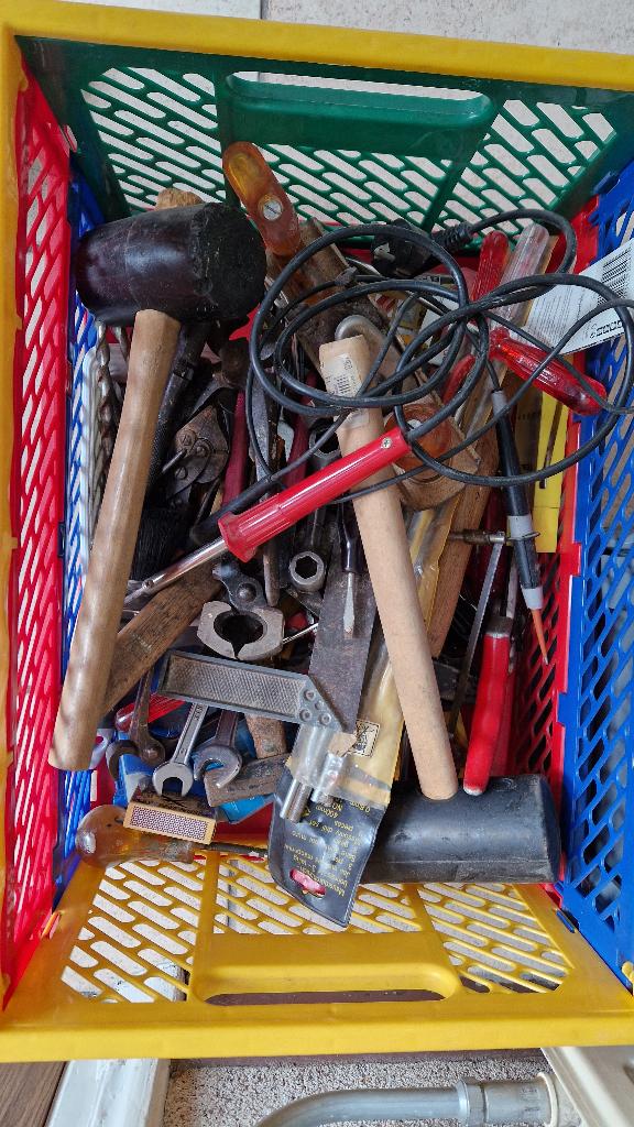 krat vol los hand gereedschap, Doe-het-zelf en Verbouw, Gereedschap | Handgereedschap, Ophalen of Verzenden, Gebruikt