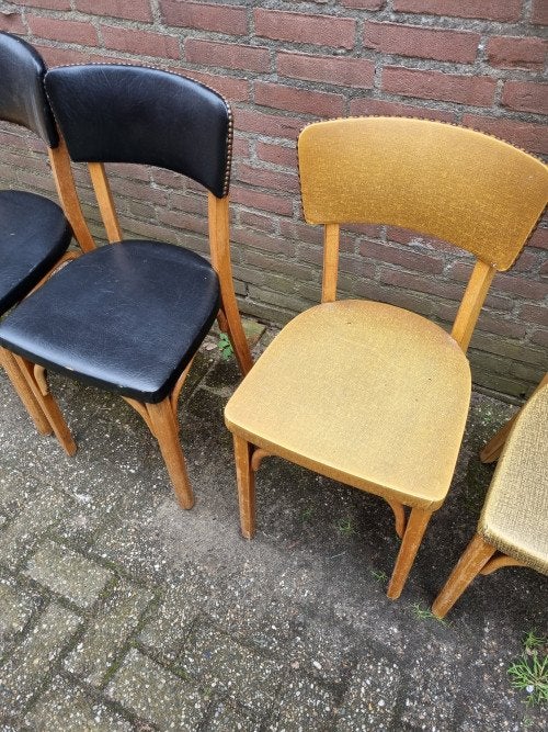 stoelen vintage verschillende bekleding, Ophalen of Verzenden