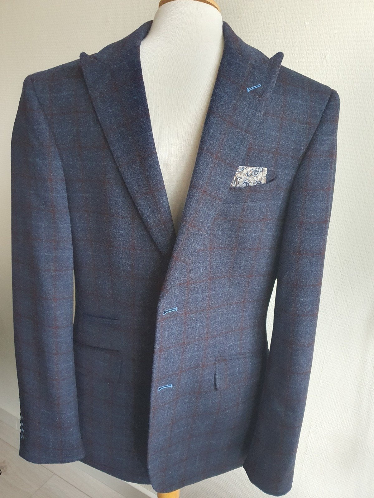 Colbert Maat 50. Carter en Davis, Ophalen of Verzenden, Zo goed als nieuw, Maat 48/50 (M), Blauw