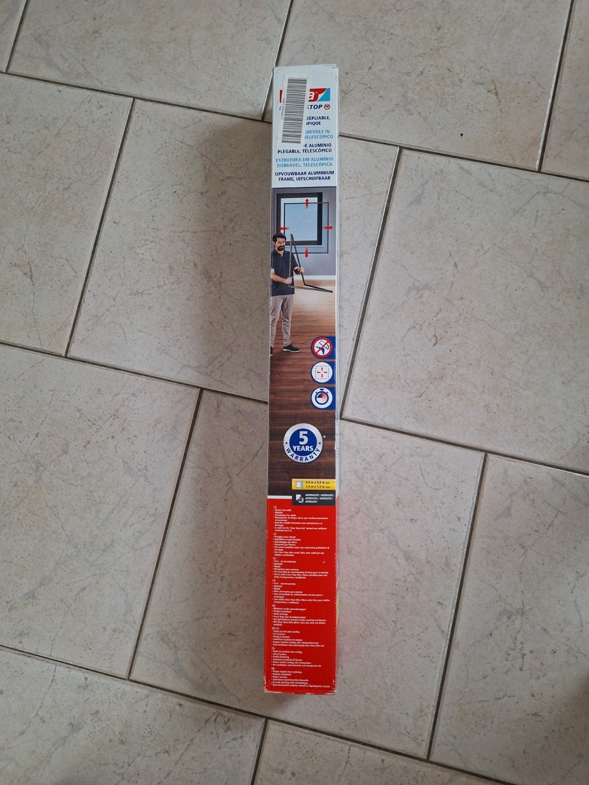 Nieuwe Tesa Falt Vliegenhor - Antraciet, Ophalen, Nieuw, Hordeur, Minder dan 200 cm