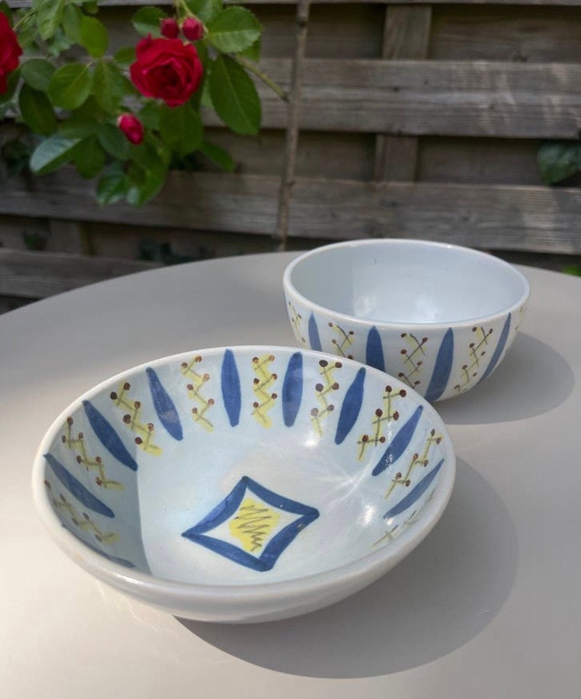 Antieke Buchan Stoneware Kommen - Schots Erfgoed, Antiek en Kunst, Ophalen of Verzenden