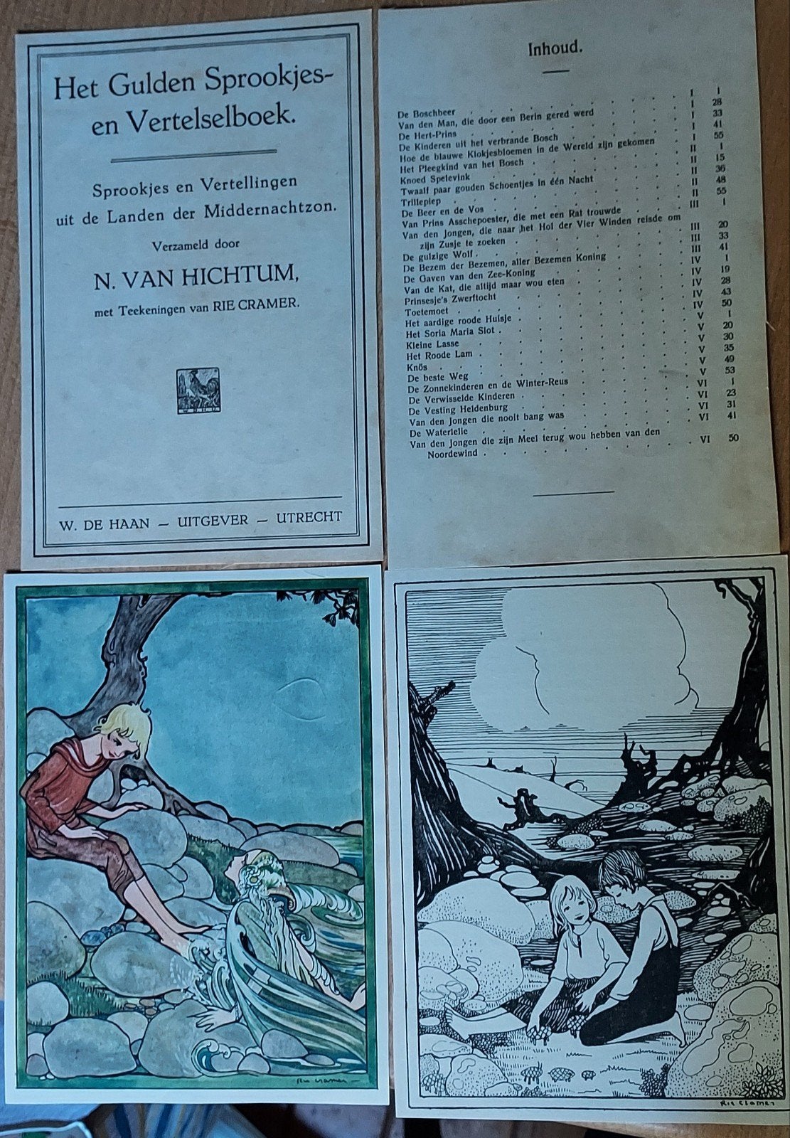 Set van 19 originele Rie Cramer prenten (1926) –, Ophalen of Verzenden, Zo goed als nieuw, Voor 1940, Prent