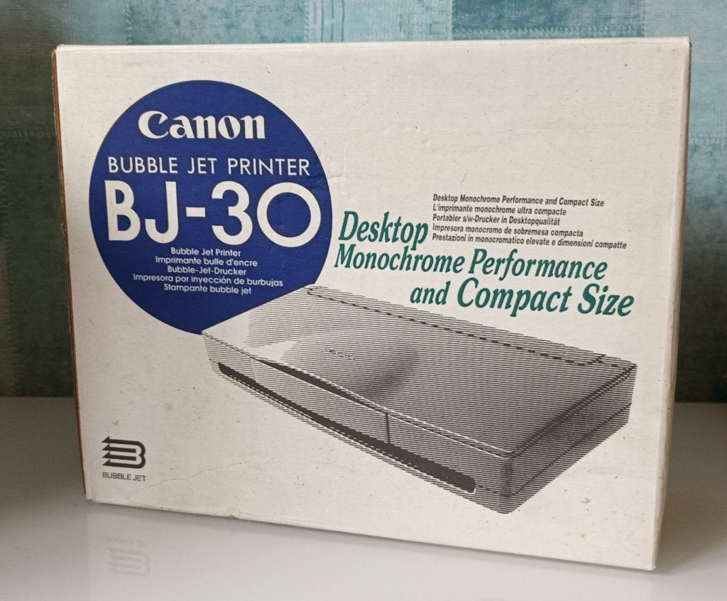 Vintage Canon Bubble Jet printer, compleet in doos, win 3.11, Verzenden, Canon