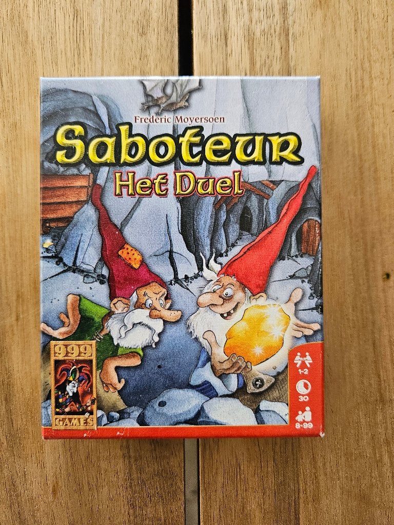 Saboteur Het Duel, Ophalen of Verzenden, Zo goed als nieuw, 999 Games