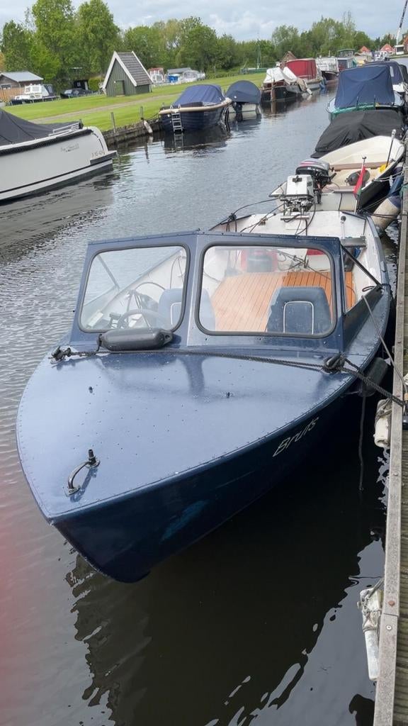Verhoef v500 met 9.9 pk honda buitenboordmotor, Ophalen