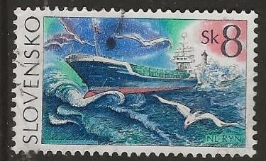 Slowakije 65, schip voor willyenanita, Verzenden, Overige landen, Gestempeld