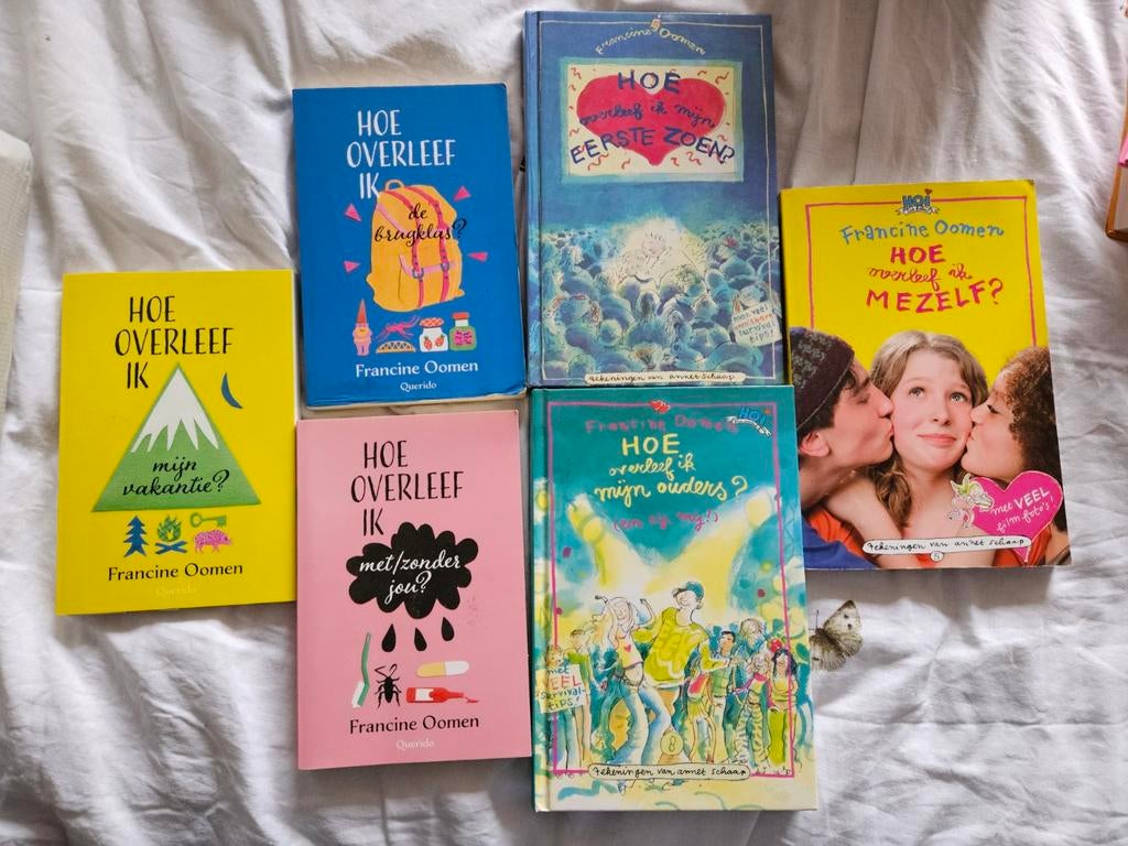 Hoe Overleef Ik... boeken van Francine Oomen (6 stuks), Boeken, Ophalen of Verzenden, Gelezen, Francine Oomen, Fictie