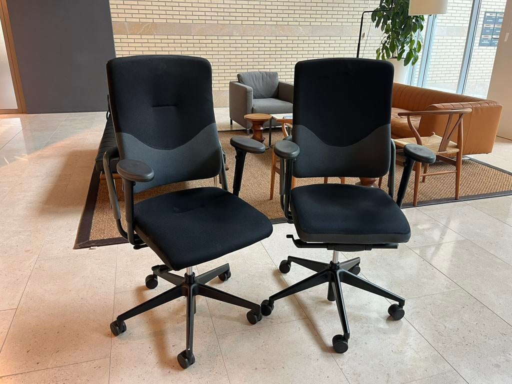 2x Rohde & Grahl Xenium bureaustoel zwart/grijs, Ophalen, Gebruikt, Rohde & Grahl Xenium, Rohde & Grahl Xenium
