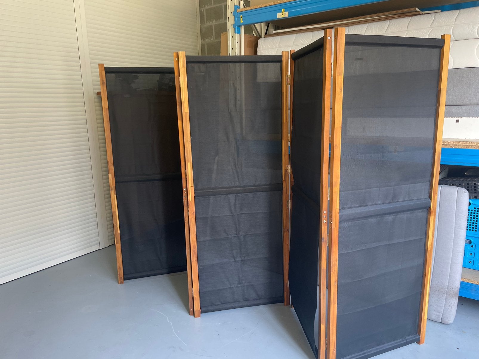 2 x kamerscherm (3.50 x 1.80 & 4.20 x 180), Ophalen, Nieuw