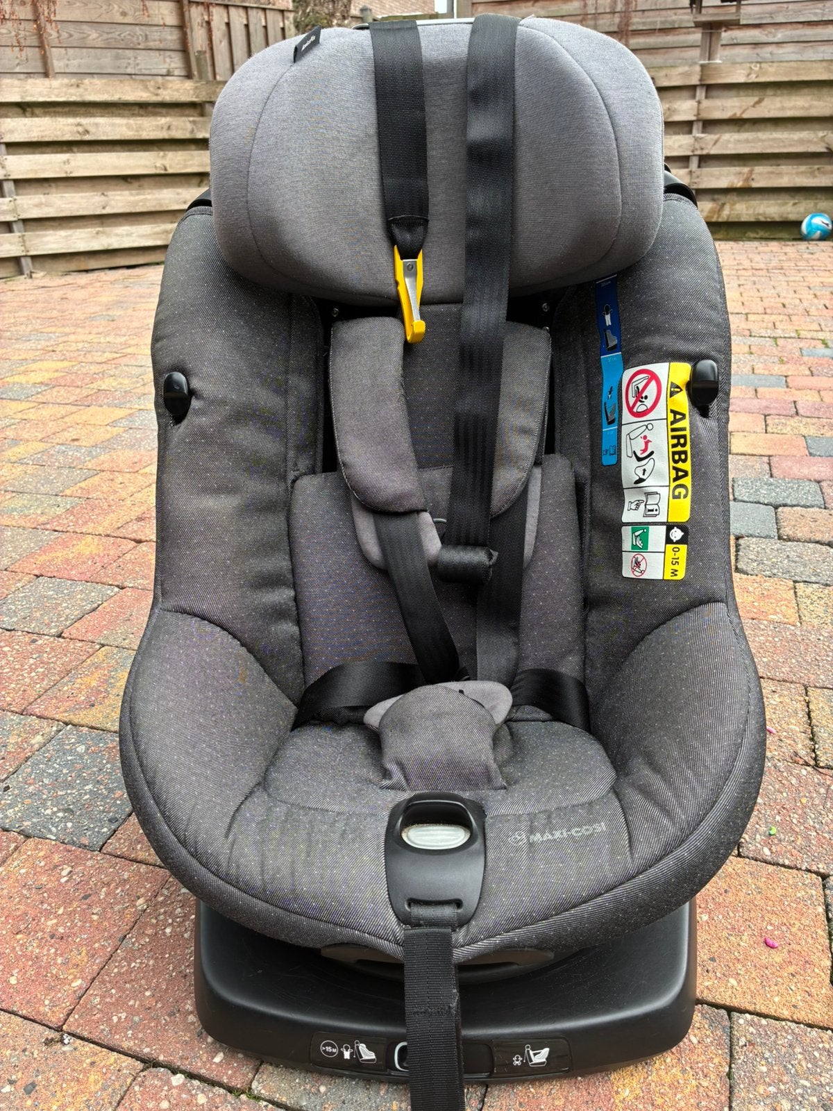 Maxicosi autostoel 0/3,5 jaar isofix, Ophalen, Autogordel, 9 t/m 18 kg, Zo goed als nieuw