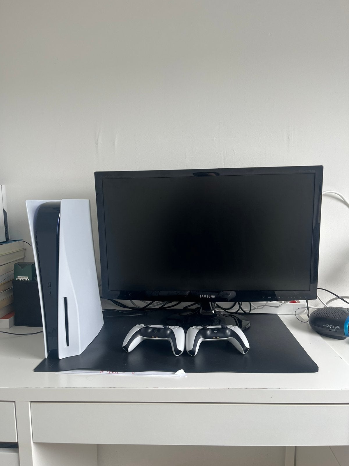 PlayStation 5 Disc Edition + 2 controller + monitor, Ophalen, Zo goed als nieuw, Playstation 5