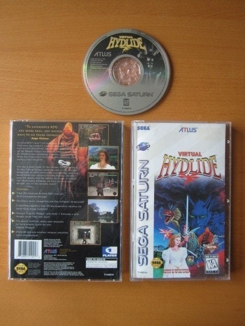 Virtual Hydlide Sega Saturn , Avontuur en Actie, 1 speler, Ophalen of Verzenden, Zo goed als nieuw