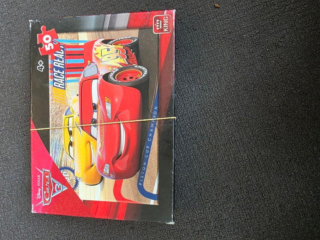 Disney Cars 3 Puzzel 50 stukjes - Bliksem McQueen, Ophalen of Verzenden, 10 tot 50 stukjes, Gebruikt, 4 tot 6 jaar