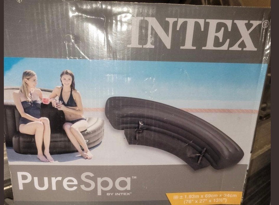 nieuw bankje voor ronde spa jacuzzi van intex, Ophalen of Verzenden, Nieuw, Opblaasbaar