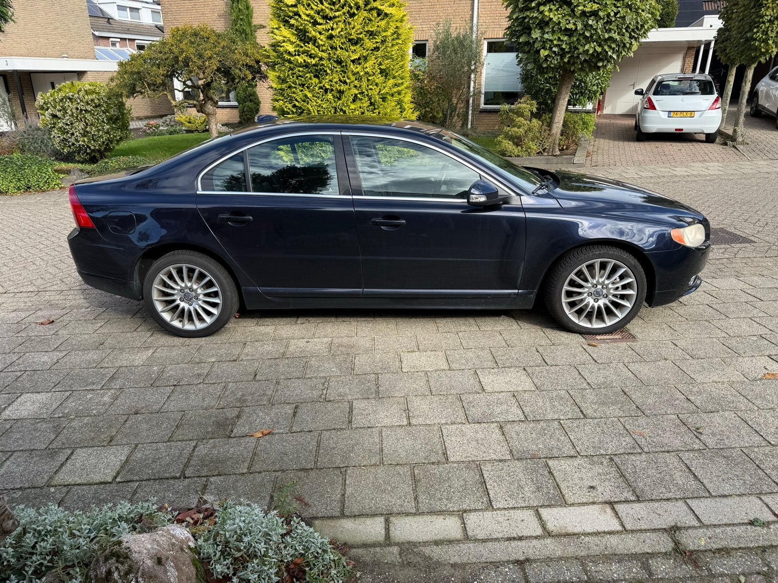 Volvo S80 2.5 T Geartronic 2008 Blauw, 1800 kg, Zwart, 1514 kg, Blauw