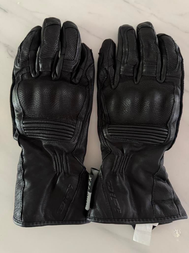 Dames motorhandschoenen - Zwart leer, maat LM, Motoren, Ophalen of Verzenden, Tweedehands, Dames, Handschoenen