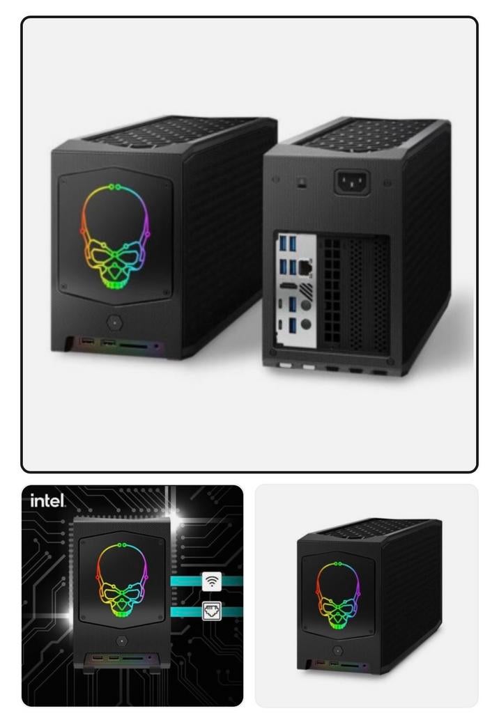 Intel NUC 11 Extreme Kit met 64GB RAM en Optane P4800X, Ophalen, Zo goed als nieuw