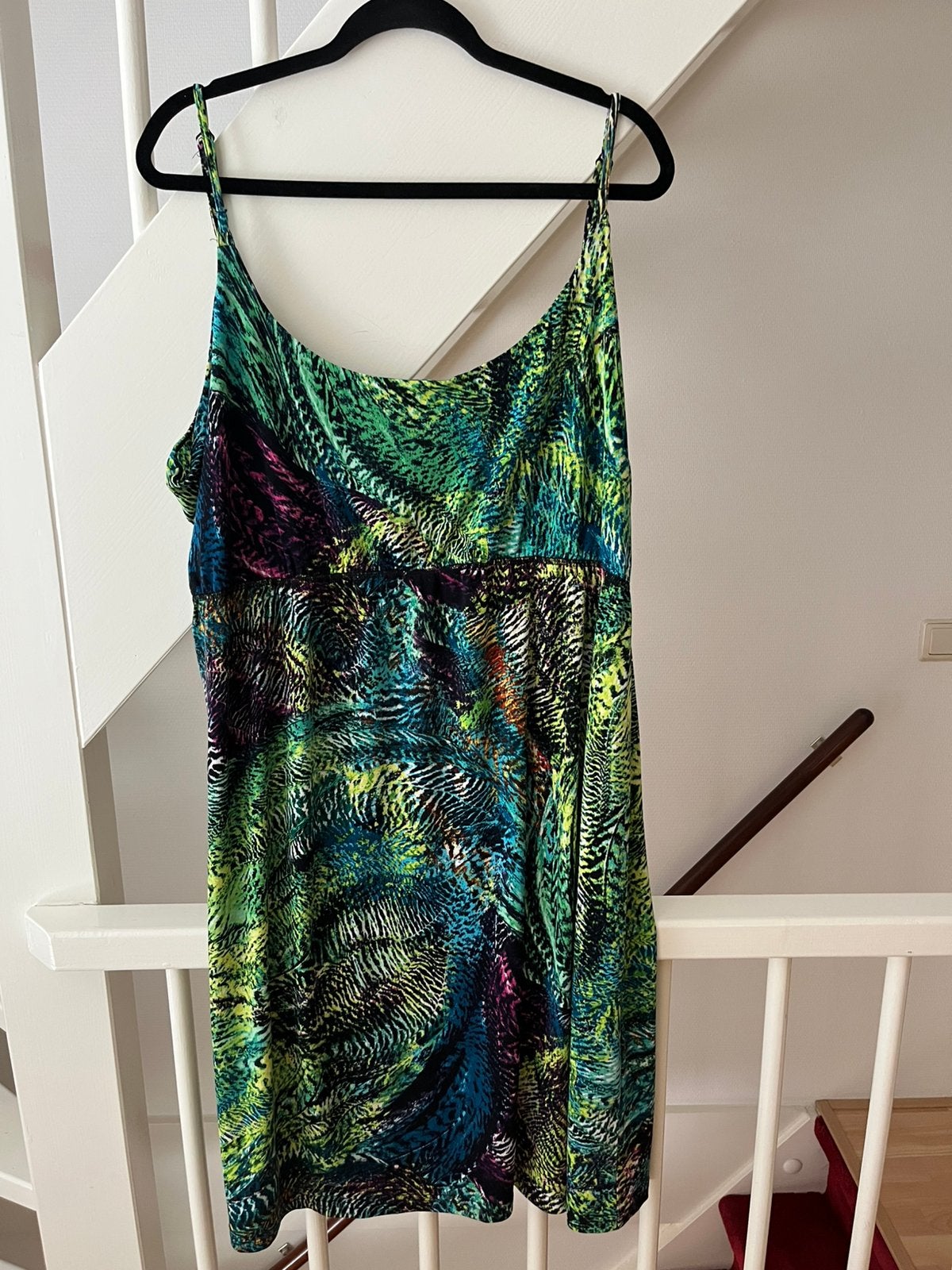 Yoek jurk 50/52, Kleding | Dames, Grote Maten, Verzenden, Zo goed als nieuw, Zwart, Jurk