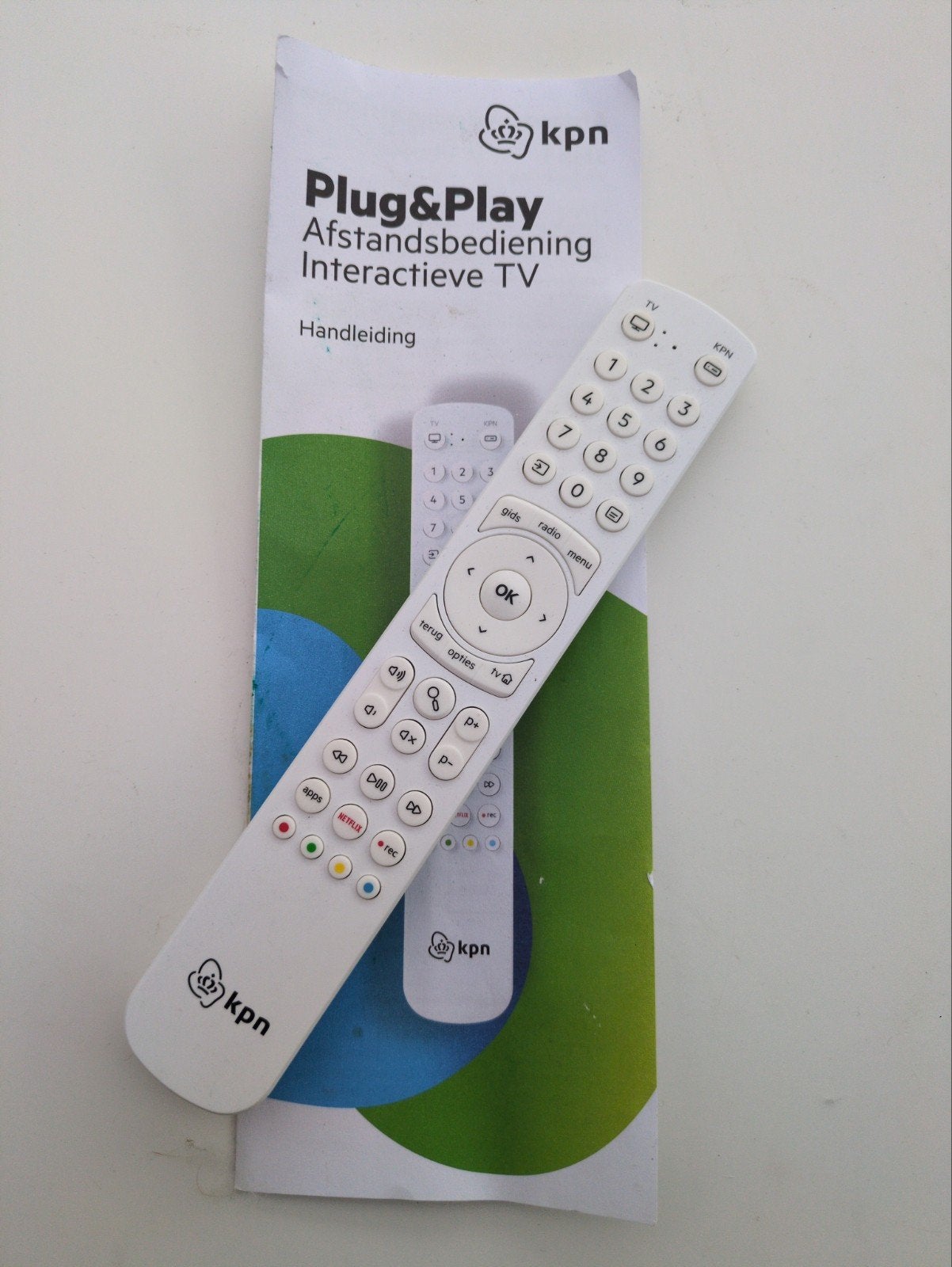 KPN Plug&Play Afstandsbediening Interactieve TV, Ophalen of Verzenden, Zo goed als nieuw, Origineel, Tv