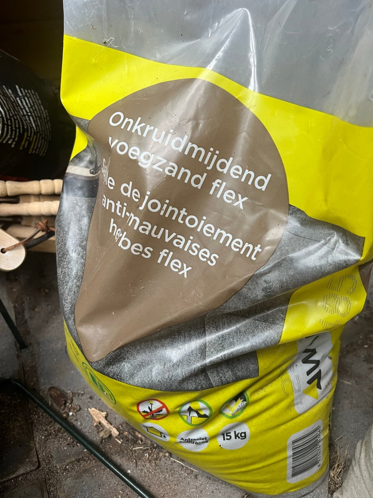 Onkruidmijdend voegzand flex - 15 kg, Ophalen, Nieuw, Voegzand
