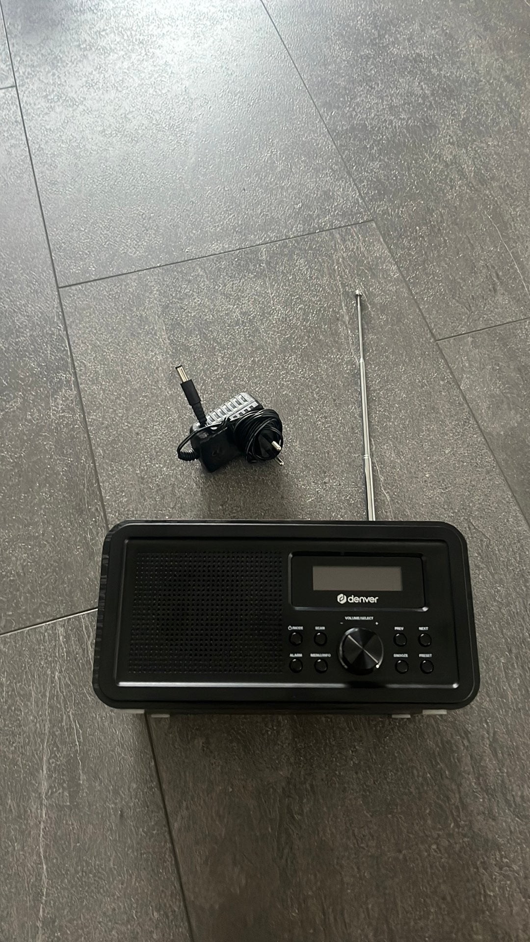 Denver DAB-30BLACK DAB+ / FM Radio – Zwart – Nieuwstaat, Ophalen of Verzenden, Zo goed als nieuw