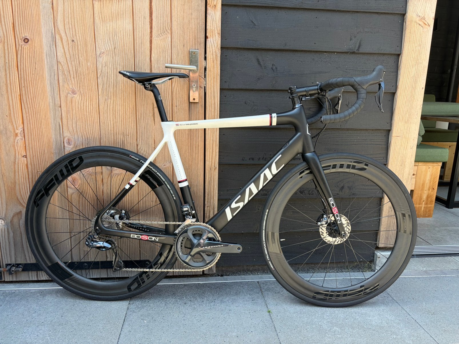 Isaac Boson Disc – Ultegra Di2 – FFWD F6D -maat 58 – bj 2019, Carbon, Zo goed als nieuw, 57 tot 61 cm, Meer dan 20 versnellingen