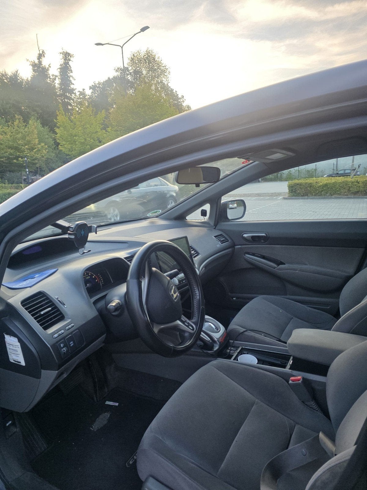 Honda Civic 1.3 Vtec Hybrid 4DR C-tr. 2008 Zwart, Zwart, Origineel Nederlands, Hybride Elektrisch/Benzine, 22 km/l