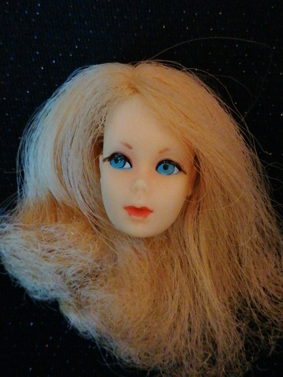 vintage barbie poppen hoofdje, Ophalen of Verzenden, Gebruikt, Fashion Doll