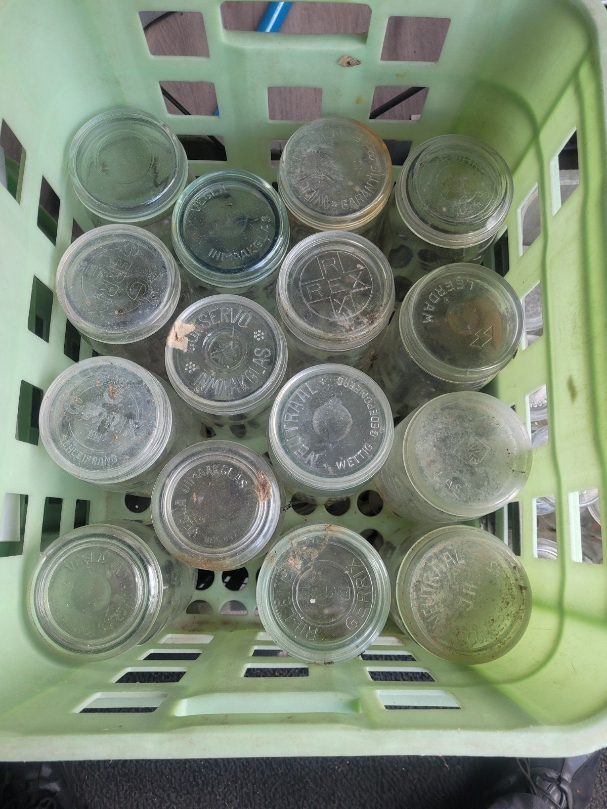 Weckpotten en ringen, Ophalen, Glas, Pot, Bus of Blik