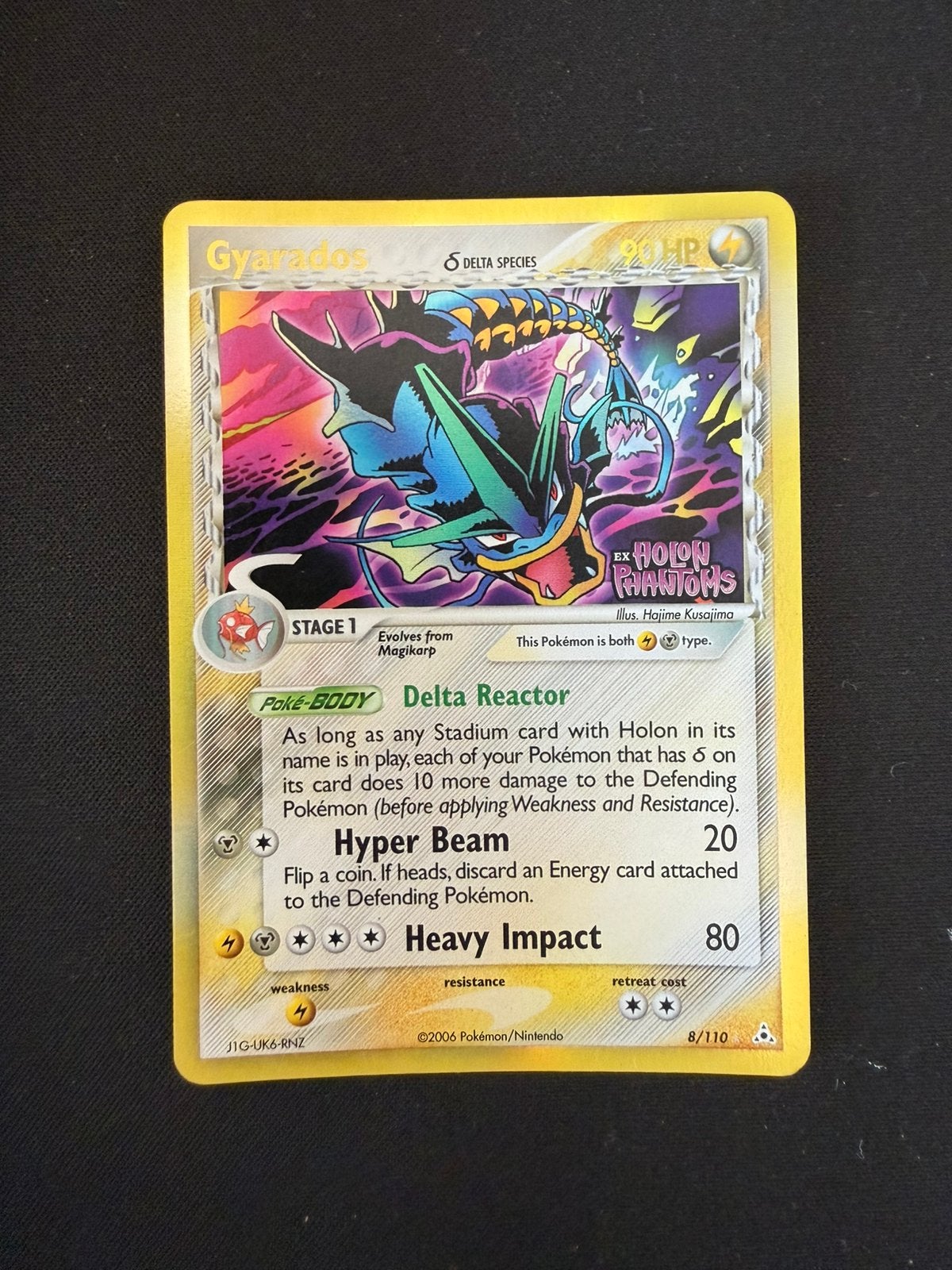 Gyarados δ (Delta Species) Holo – EX Holon Phantoms 8/110, Hobby en Vrije tijd, Verzamelkaartspellen | Pokémon, Ophalen of Verzenden
