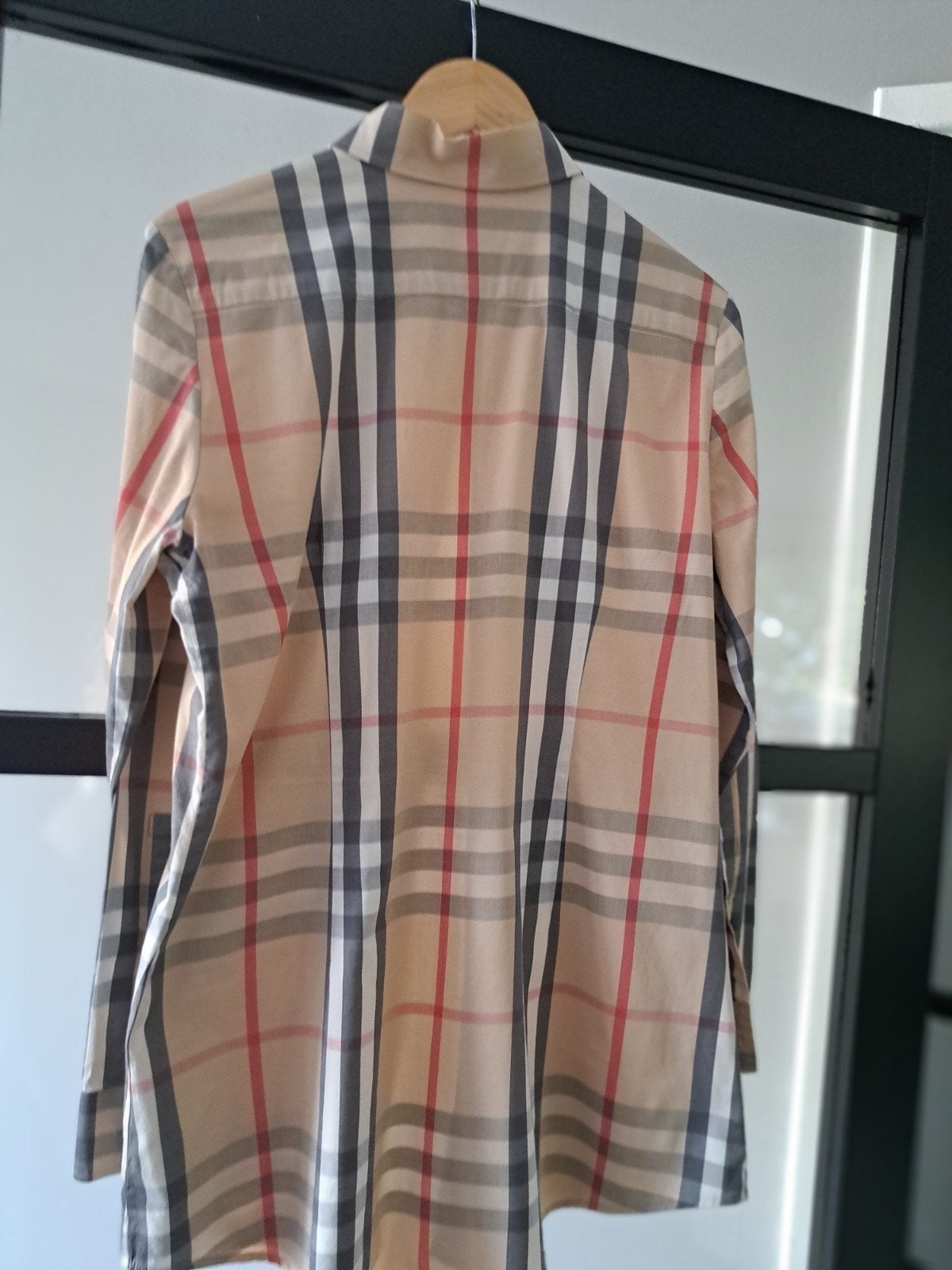 Burberry blouse met lange mouwen, Maat 38/40 (M), Beige, Ophalen of Verzenden, Zo goed als nieuw