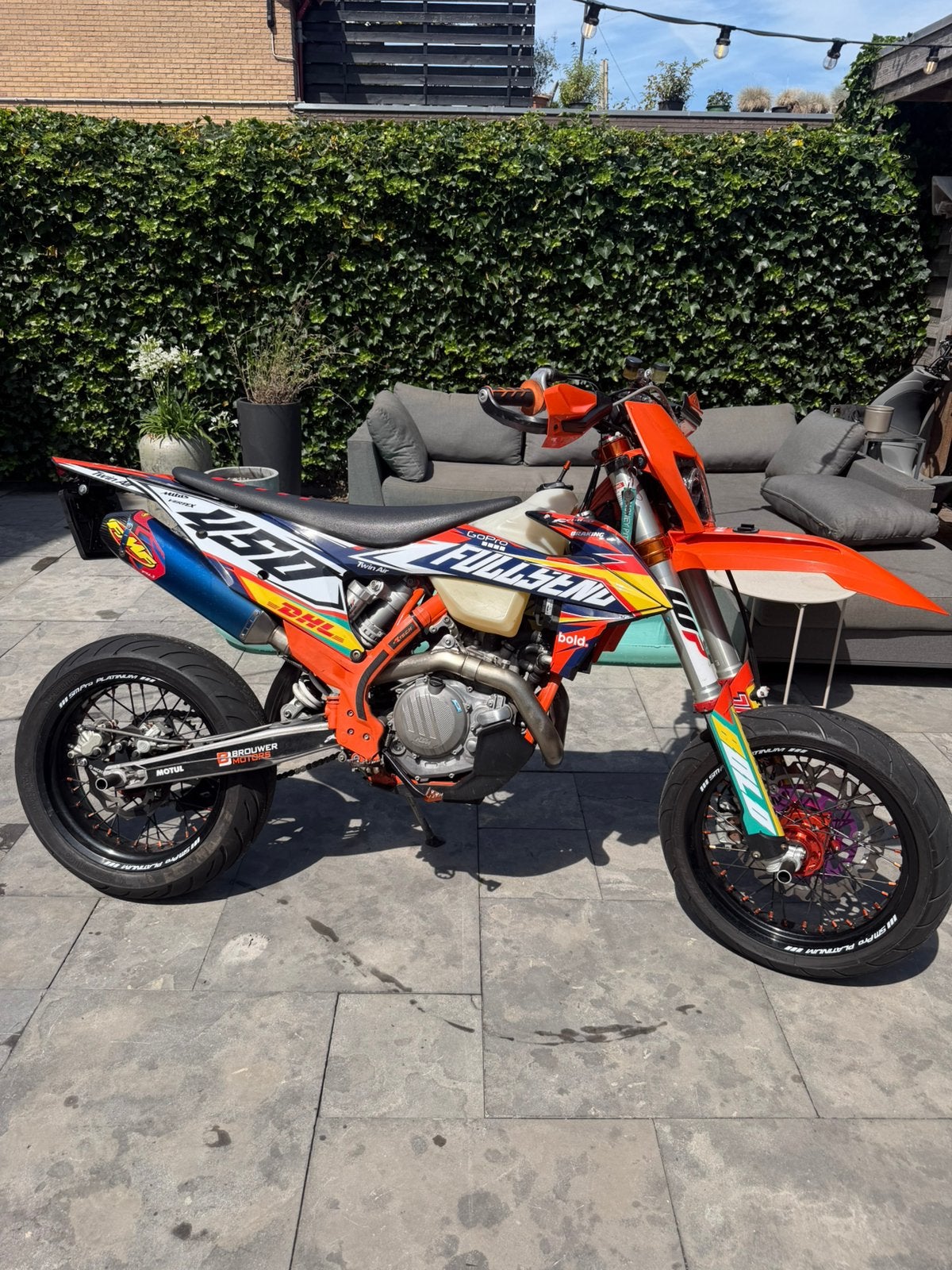 ktm 450 exc-f sixdays 2023 60 uur a2 supermoto, Zo goed als nieuw, 5 versnellingen, Ophalen, 450 cc